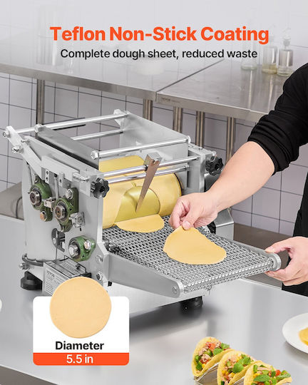 Vevor Μηχανή Επεξεργασίας Ζύμης 0.25kW