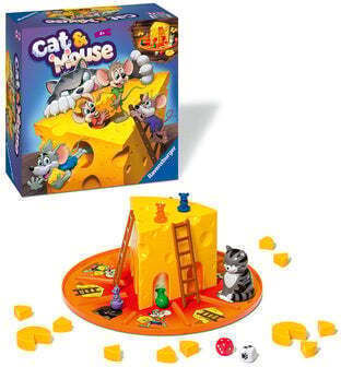 Board Game Cat and Mouse for 2-4 Players 4+ Years Old (RO) Ravensburger