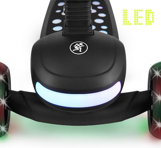 HyperMotion Kinderroller Klappbar 3-Rad mit Sitz für 12+ Monate Schwarz