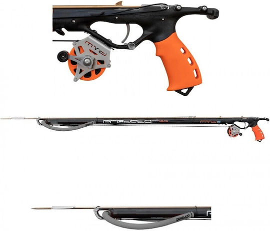 Mvd Speargun Rubber Predator ZESO Open 75cm Black