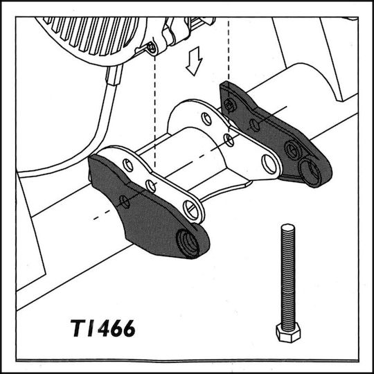 Tacx Motorhalterungsadapter Ersatzteil 26''/28''