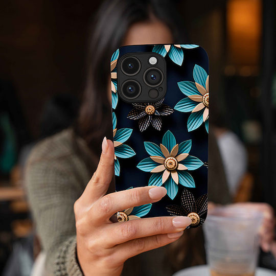 Sonique 3D Flower Series Case for Motorola Moto G31 4G Moto G41 4G Light Blue