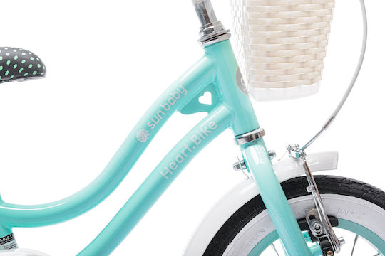 16-inch Heart Bike Girls Mint Green