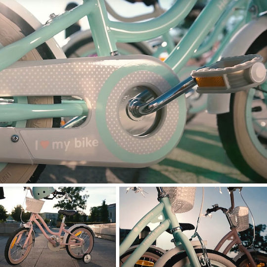 16-inch Heart Bike Girls Mint Green