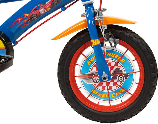 Hot Wheels 12" Kids Bicycle BMX Blue