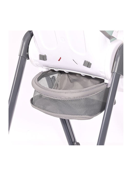Lorelli Party Foldable Baby Highchair with Adjustable Height Beige
