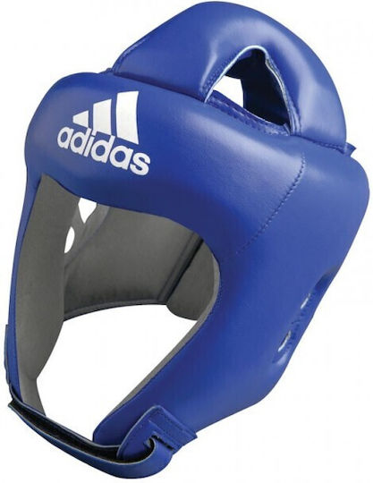 adidas Rookie Kids Open Face Boxing Headgear Synthetic Leather Blue