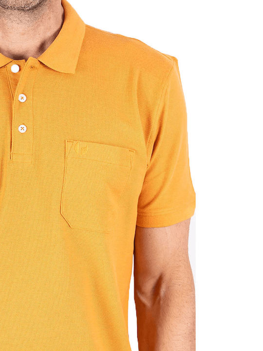 Polo Short Sleeve Blouse Deep Yellow