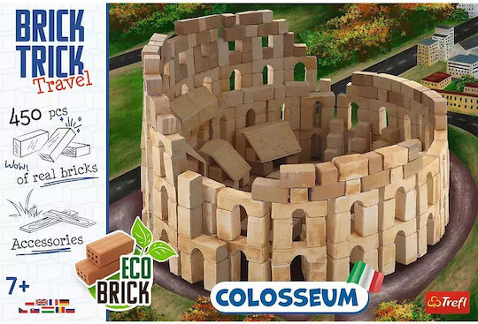 Trefl Jucărie de Construcție din Ceramică Brick Trick Xl Travel Colosseum