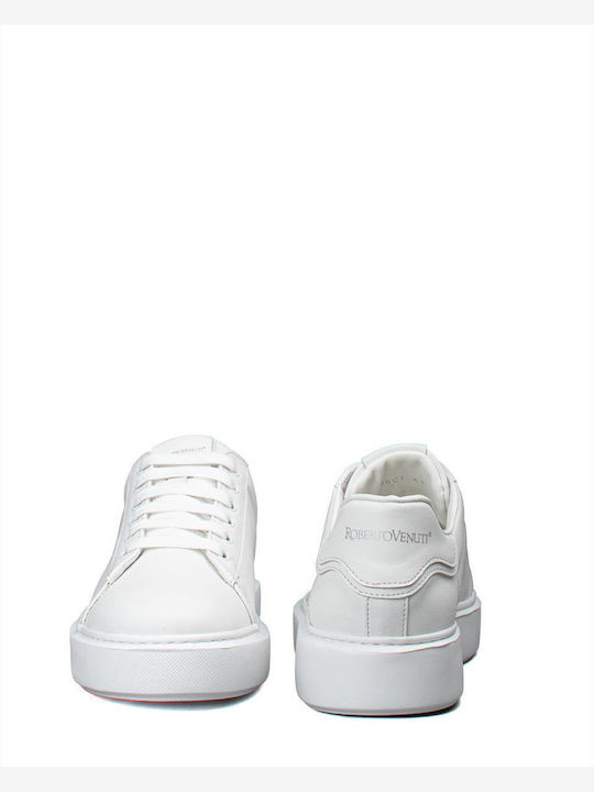 Ανδρικά Flatforms Sneakers Λευκό