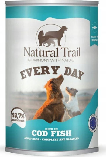 Natural Trail Υγρή Τροφή Σκύλων σε Κονσέρβα με Ψάρι χωρίς Σιτηρά 400gr