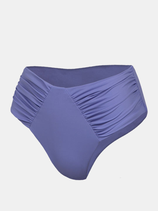 Ruched Bikini Bottoms Blue Bell
