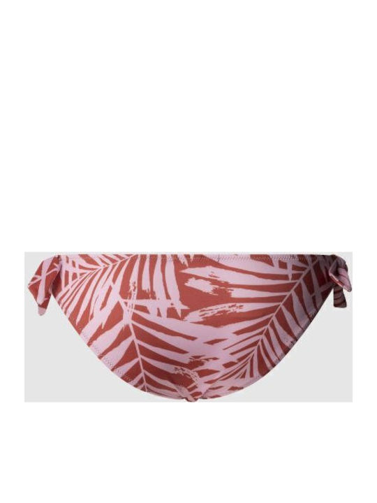Leaf Knot Slip Bikini Inferioare Roșii