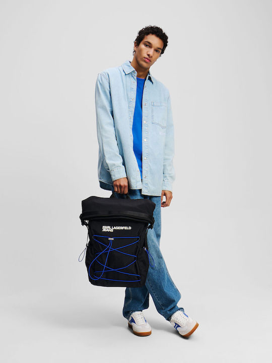 Μακρυμάνικo Τζιν Overshirt σε Κανονική Γραμμή Light Blue