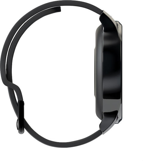 Forever ForeVive 3 SB-340 with 3W bluetooth speaker 43mm Smartwatch with Heart Rate Monitor (Black)
