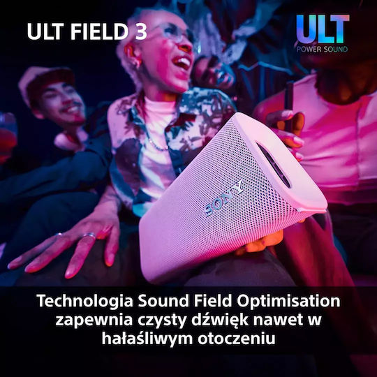 Sony ULT FIELD 3 Wasserdicht Bluetooth-Lautsprecher 27W mit Akkulaufzeit bis zu 24 Stunden Schwarz