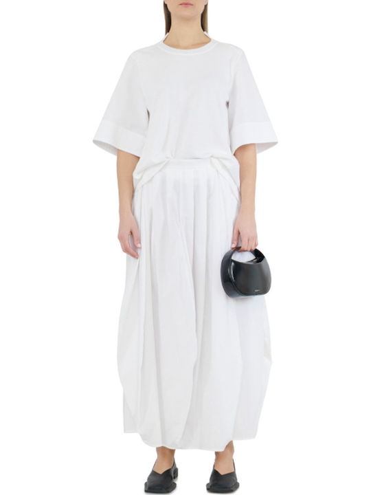 Γυναικείο Πουλόβερ Βαμβακερό White