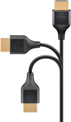 Goobay HDMI 2.0 Premium High Speed 4K 60Hz HDR Kabel HDMI-Stecker - HDMI-Stecker 5m Schwarz