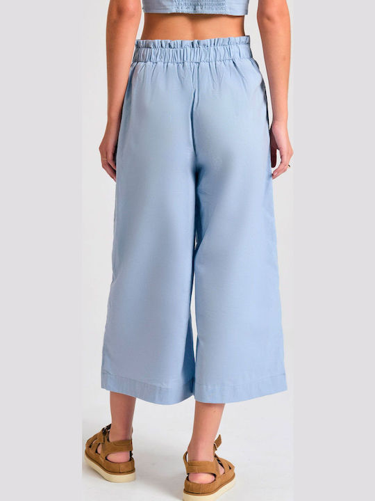 Funky Buddha Damen Stoff Hose Loose Fit Light Blue Funky Buddha Damen Stoff Hose Loose Fit Light Blue