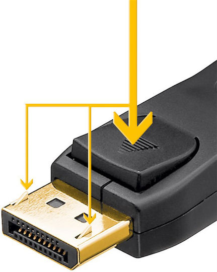 Goobay Cablu DisplayPort - DisplayPort 2m Negru (74744)