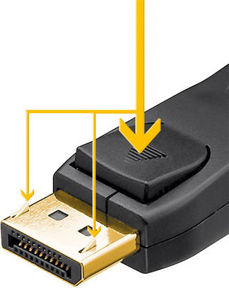 Goobay Cablu DisplayPort - DisplayPort 2m Negru (74744)
