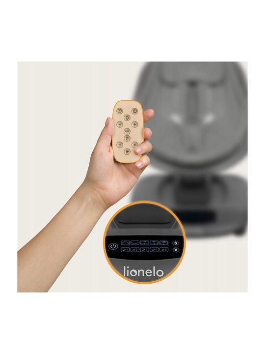 Lionelo Ηλεκτρικό Relax Μωρού Blossom με Μουσική Gray Concrete για Παιδί έως 9kg