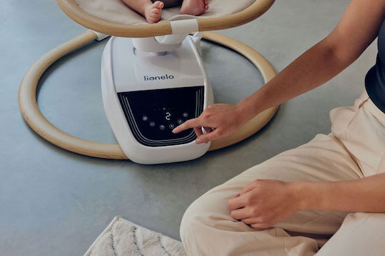 Lionelo Elektrisch Baby Relax Olivia mit Musik Beige Natural für Kind bis 9kg