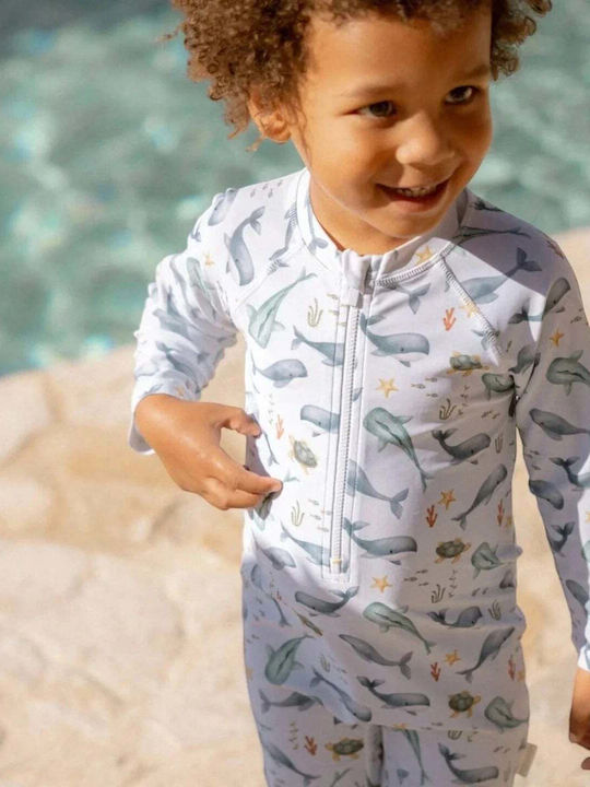Little Dutch Ocean Treasures Kids Swimwear Rashguard Ocean Multi-colour