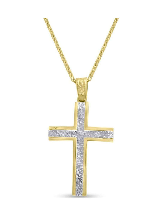 Fa Cad'oro Men's Gold Cross 9K