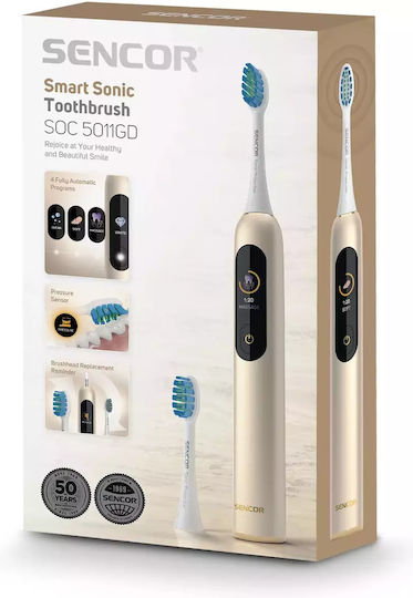 Sencor Electric Toothbrush SOC 5011GD Gold