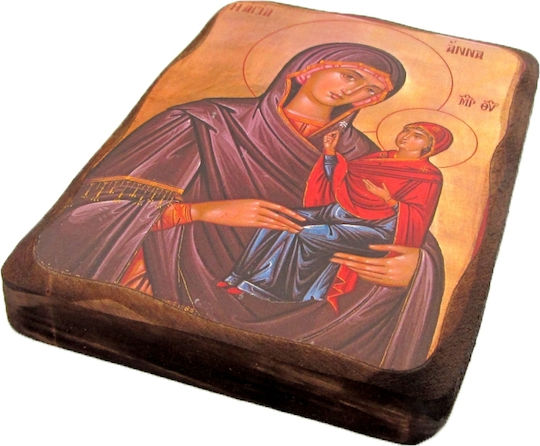 Дървена икона Света Анна 1ап 15x11см