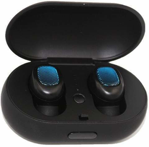 In ear Bluetooth хендсфри Слушалки с Устойчивост на Пот и Кутийка за Зареждане Черен