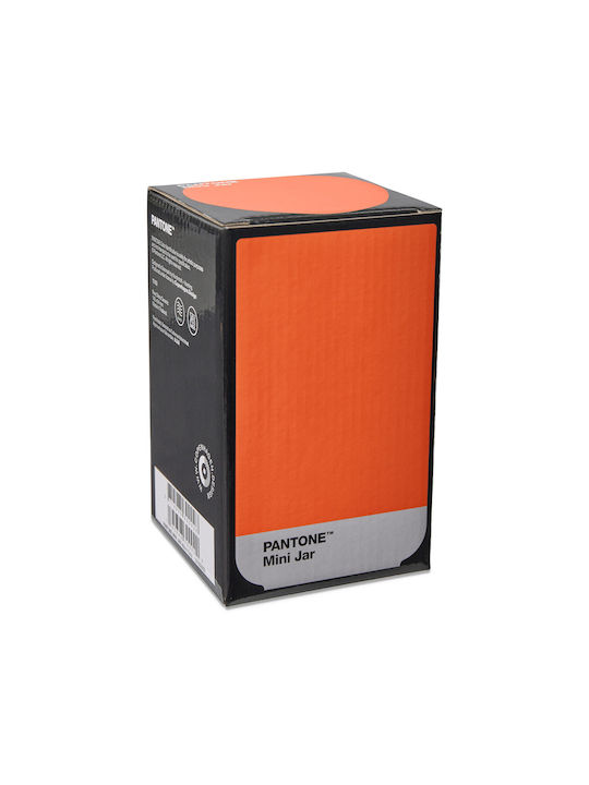 Pantone Decorative Vase Orange 8x8x14cm