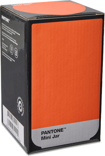 Pantone Vază Portocalie 8x8xÎnălțime 14cm