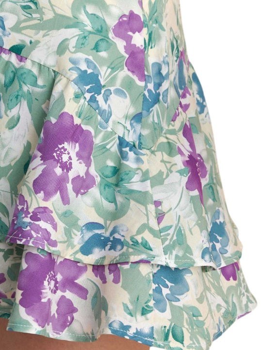 Mini Skirt Floral Multicolor