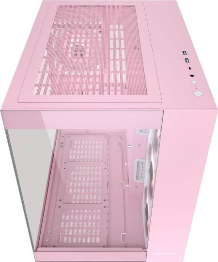 Cougar FV150 RGB Gaming Midi Tower Κουτί Υπολογιστή με Πλαϊνό Παράθυρο Ροζ