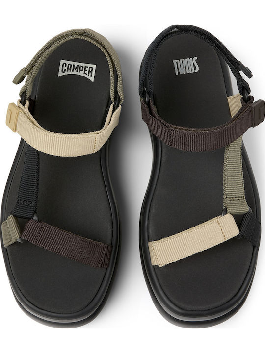 Camper Twins Δερμάτινα Σανδάλια