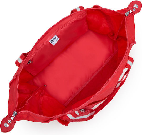 Kipling 58cm Σακ Βουαγιάζ Κόκκινο Υφασμάτινο 20x32εκ.