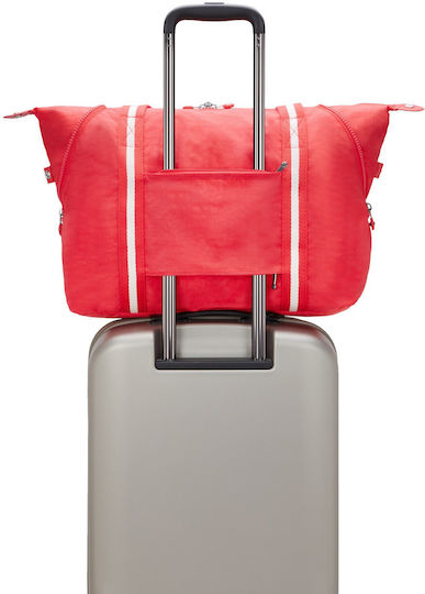 Kipling 58cm Σακ Βουαγιάζ Κόκκινο Υφασμάτινο 20x32εκ.