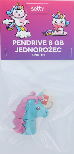 Setty Pendrive 8GB Unicorn Pdn-01