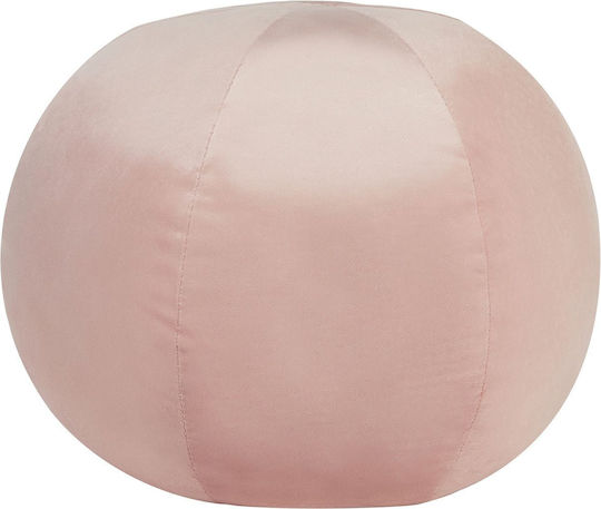 Beliani Velvet Sofa Cushion Pink 30x30cm