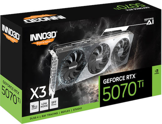 Inno 3D GeForce RTX 5070 Ti 16GB GDDR7 X3 Κάρτα Γραφικών