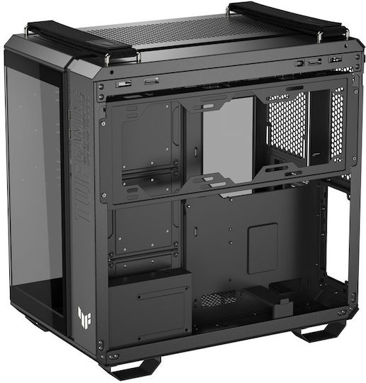 Asus TUF Gaming GT502 Horizon ARGB Midi Tower Κουτί Υπολογιστή με Πλαϊνό Παράθυρο Black Edition