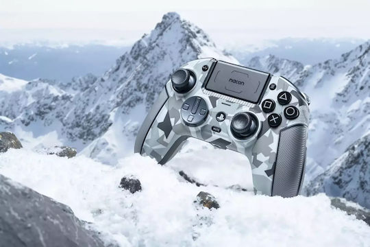 Nacon Revolution 5 Pro Безжичен и Жичен Геймпад с Хол Ефект Стикове за PC PS4 PS5 Арктически Камуфлаж