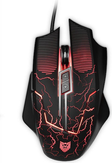 Liocat MX 557 C RGB Gaming Ποντίκι 3200 DPI Κόκκινο