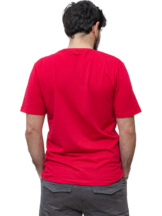T-shirt Μπορντό