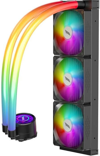 1STPLAYER MT360 Infinite Space Υδρόψυξη AIO CPU με 3 Ανεμιστήρες 120mm και ARGB Φωτισμό