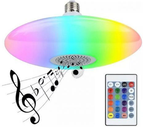 Φωτορυθμική Λάμπα Rgb Ηχείο Bluetooth 201877