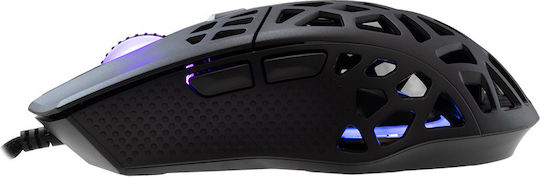 White Shark Caradoc GM-5018 RGB Геймърска Мишка 7200 DPI Черен