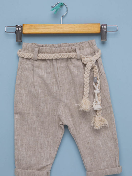 Bambolino Baptism Suit for Boys Marinos Beige
